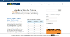 Desktop Screenshot of lottoexpert.net