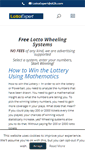 Mobile Screenshot of lottoexpert.net